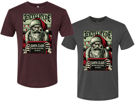 Criminal Santa t-shirt